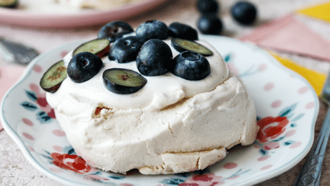 Barry’s Blueberries with Fluffy Meringue