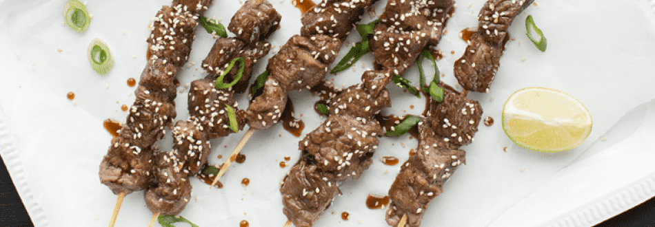 Soy and Sesame Kebabs 
